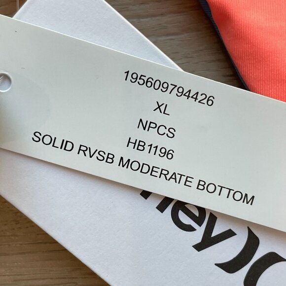 NEW Hurley Womens XL Solid Reversible Moderate Coverage Bikini Bottom Swimsuit - Picture 5 of 10